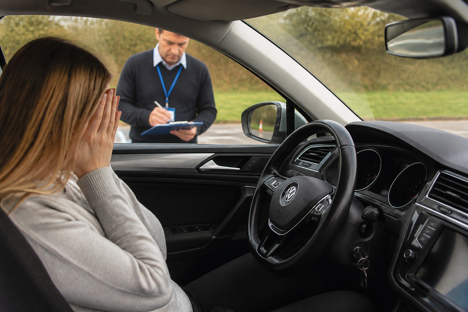 Zakken en herkansen voor het rijexamen